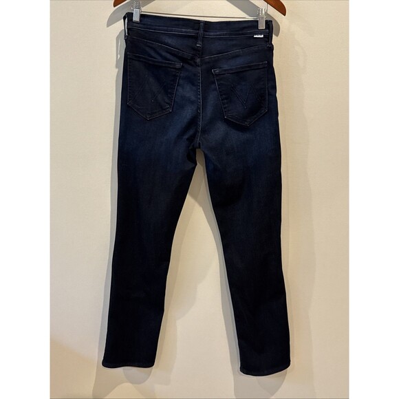 Mother Te Mid Rise Dazzler Size 29 Dark Blue Ankle Now Or Never - Picture 4 of 10